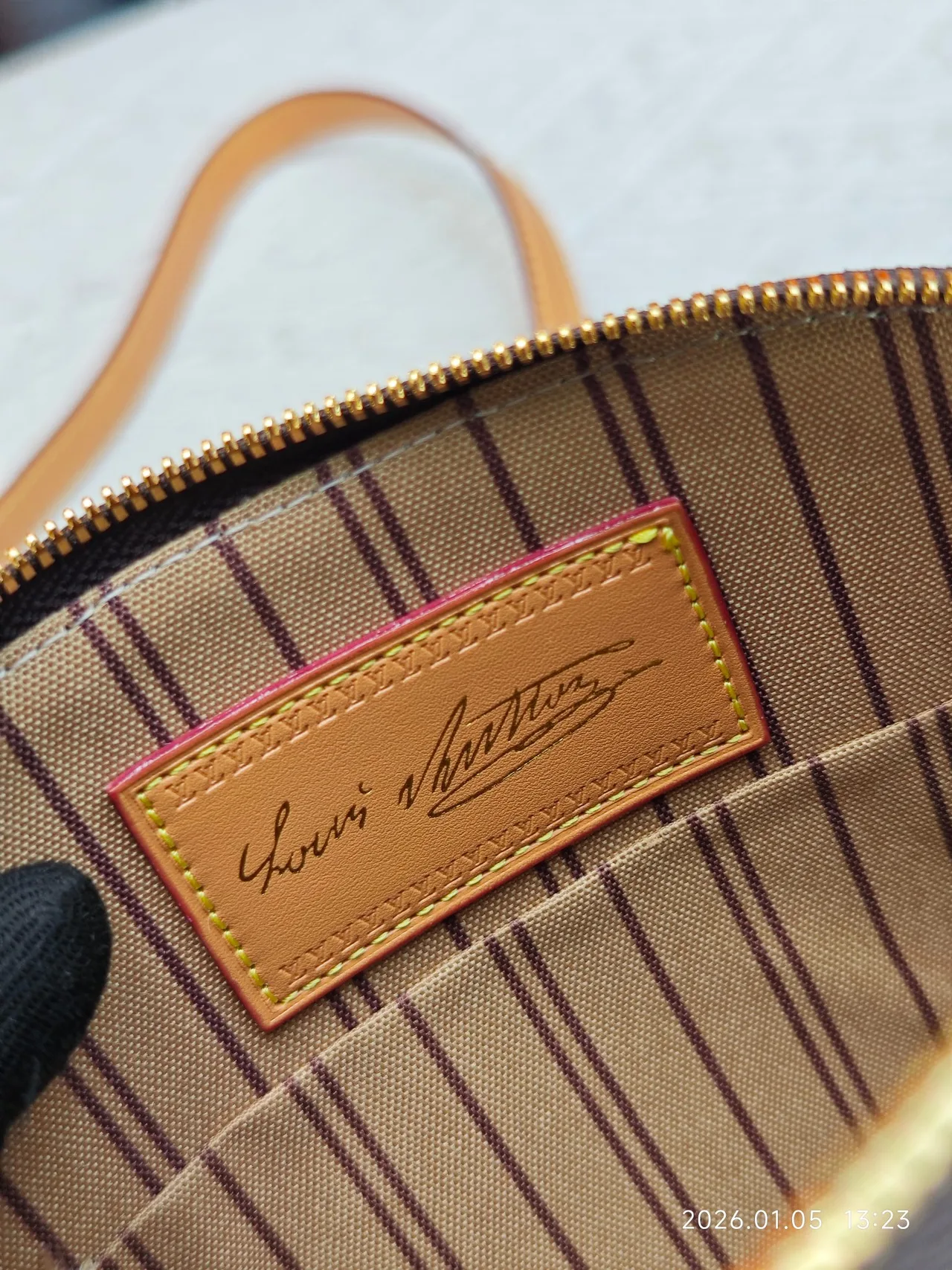 Louis Vuitton Top-Handle Bag in Brown · view 9
