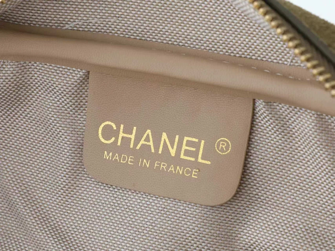 Chanel Quilted Top-Handle Bag in Green · view 8