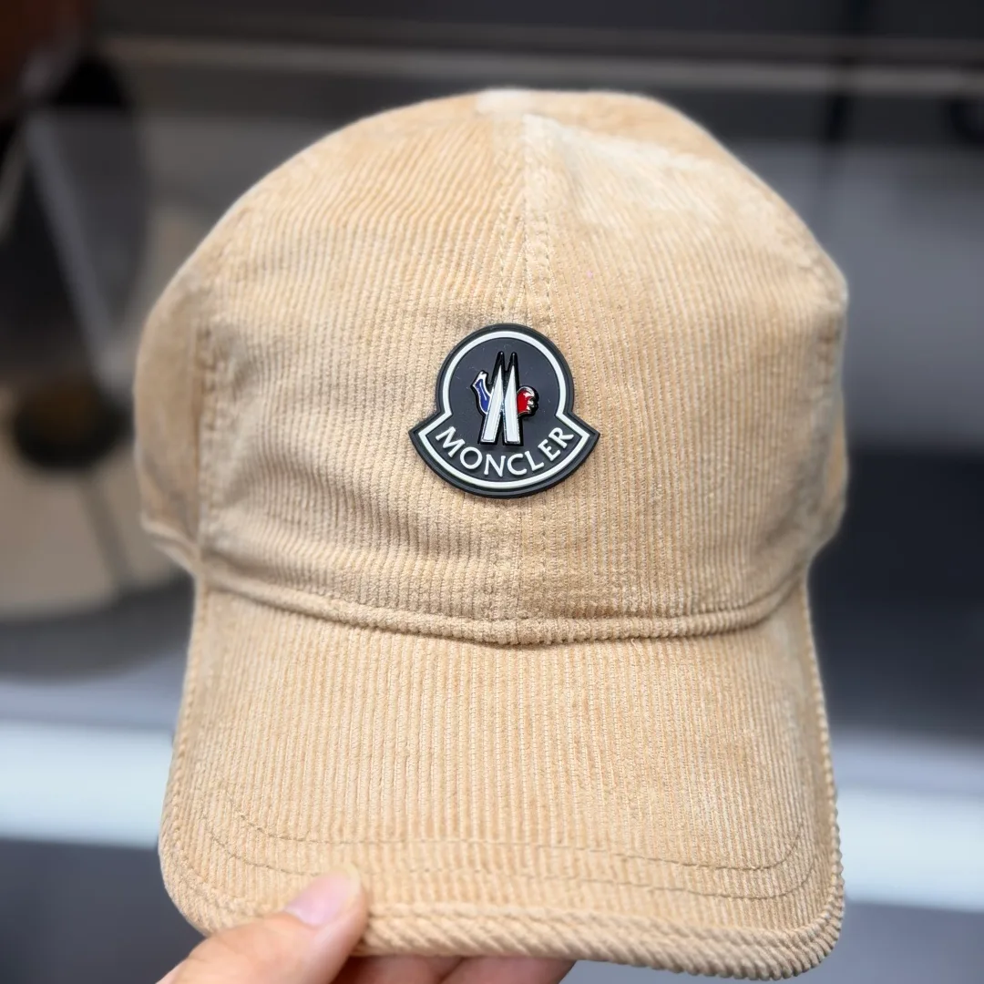 Moncler Baseball Cap in Beige · view 5