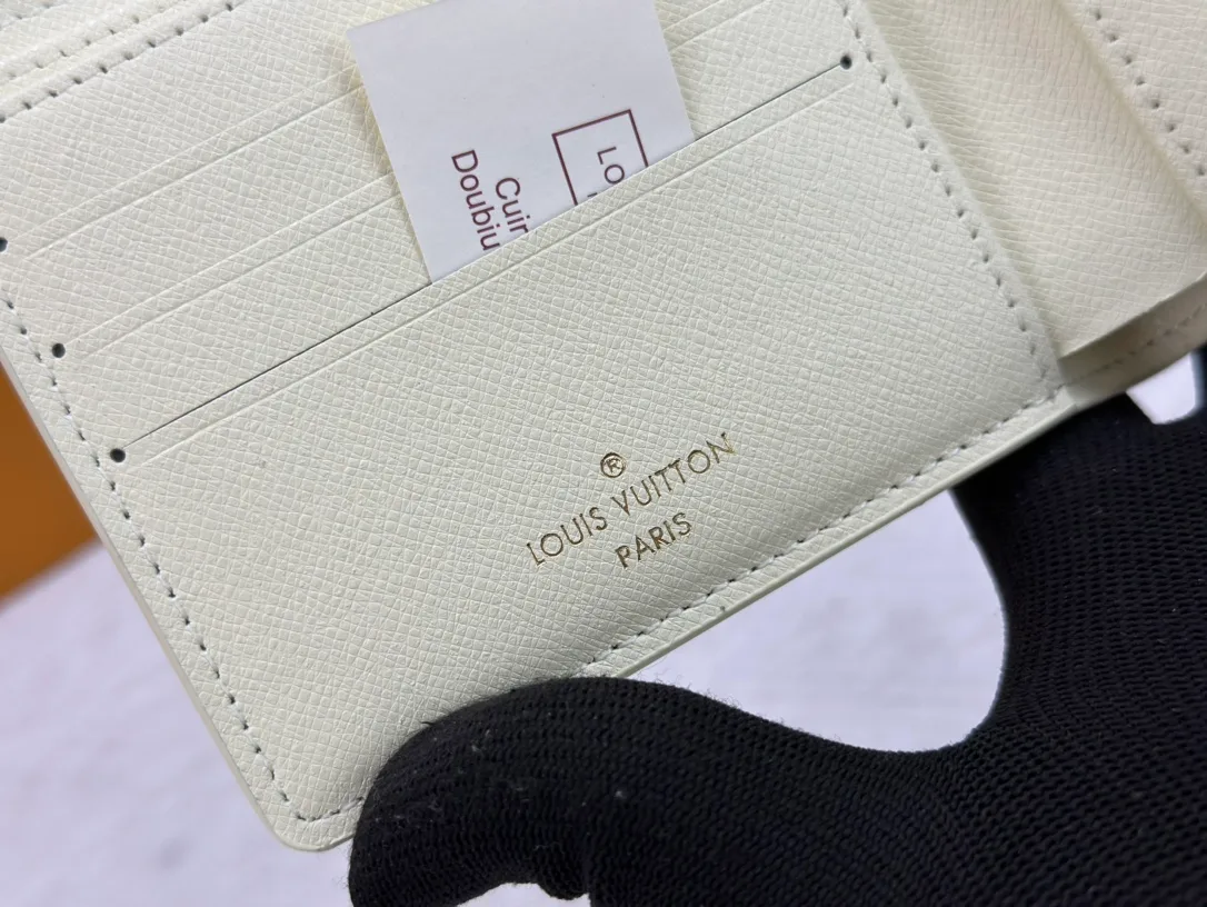 Louis Vuitton Canvas Monogram Wallet in Cream · view 8