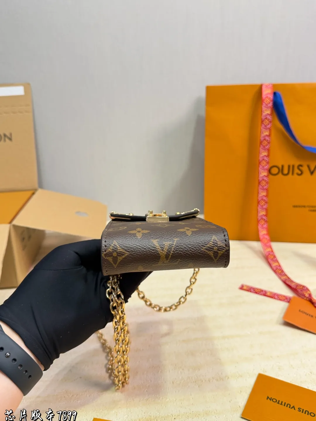 Louis Vuitton Phone Shoulder Pouch in Brown · view 6