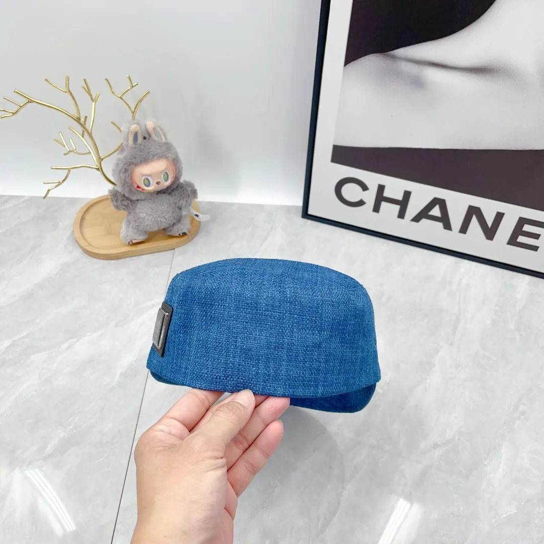 Hermes Cap in Blue · view 8