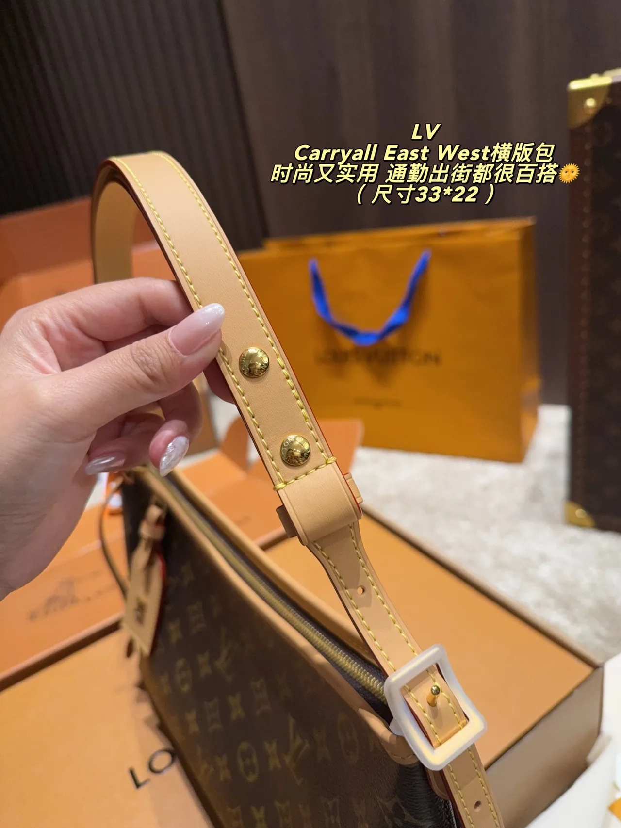 Louis Vuitton Shoulder Bag in Brown · view 8