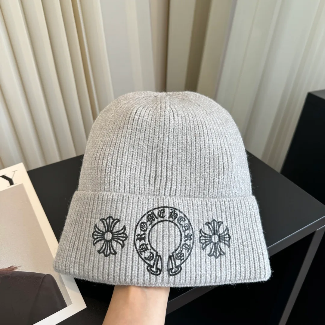 Chrome Hearts Beanie in Grey · view 4