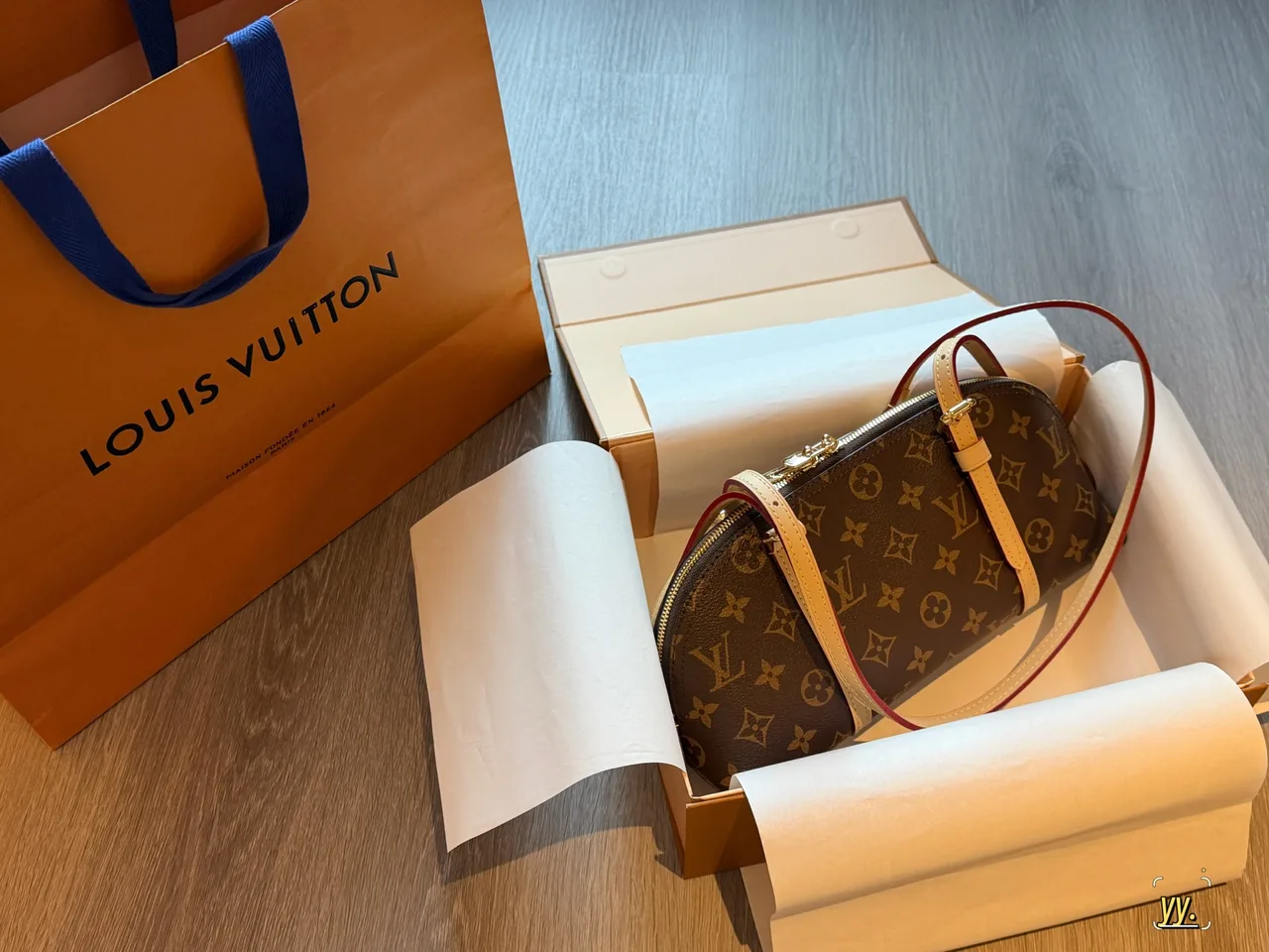 Louis Vuitton Hobo Bag in Brown · view 2
