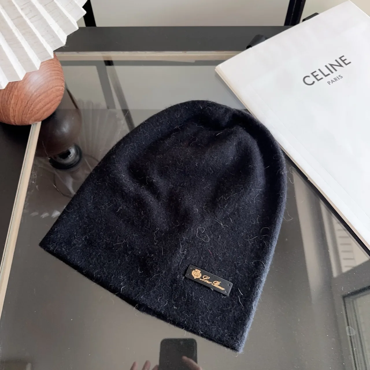 Celine Beanie in Black · view 2
