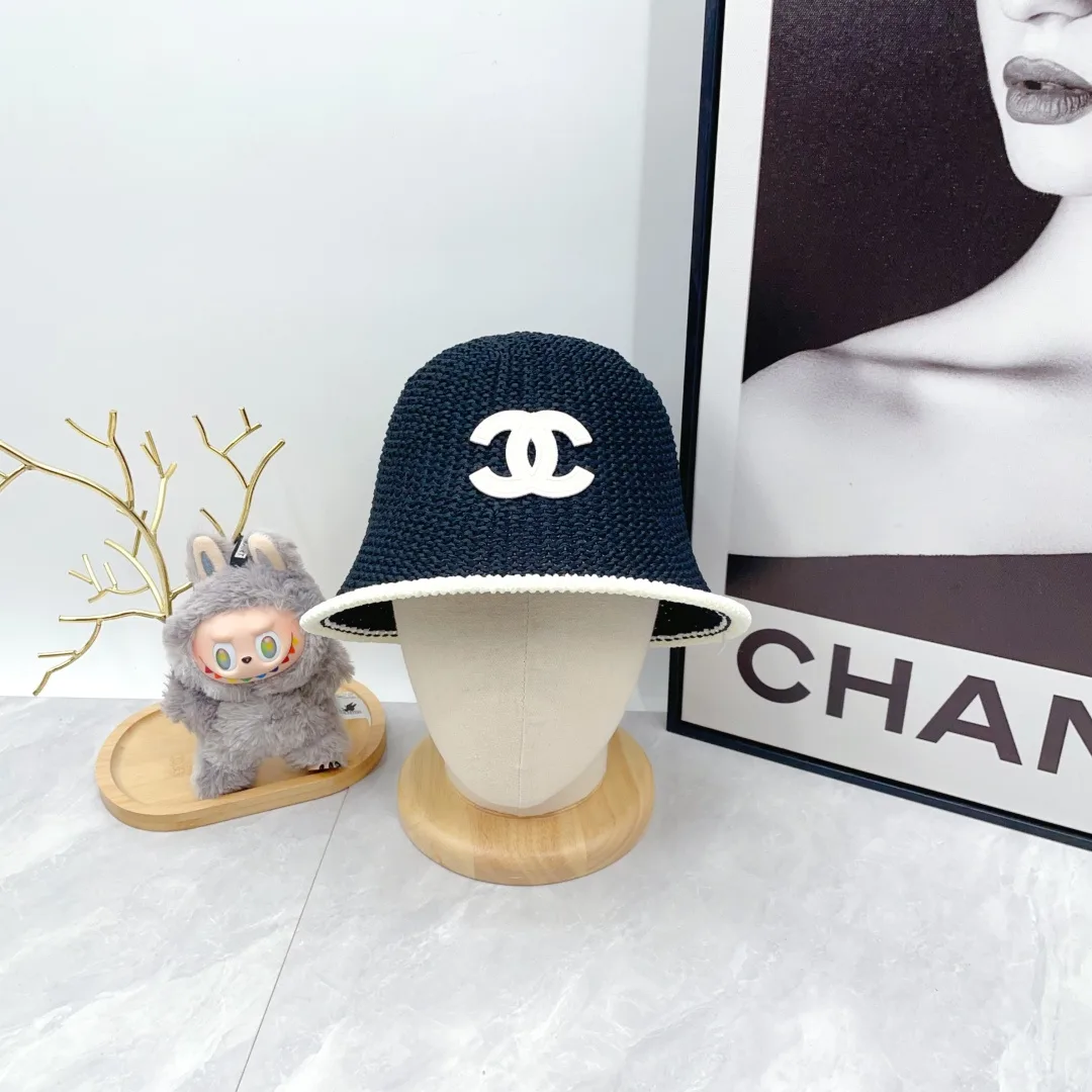 Chanel Knit Bucket Hat in Black · view 1