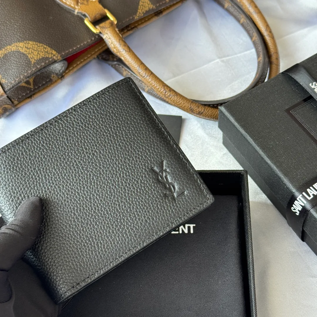 Saint Laurent Bifold Wallet in Black · view 5