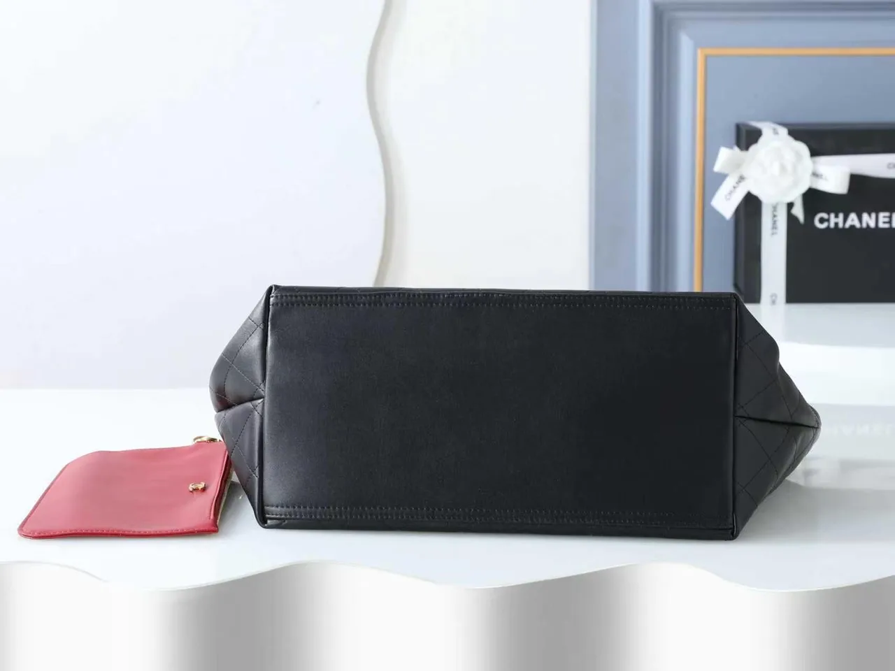 Chanel Quilted Hobo Bag in Black · view 4