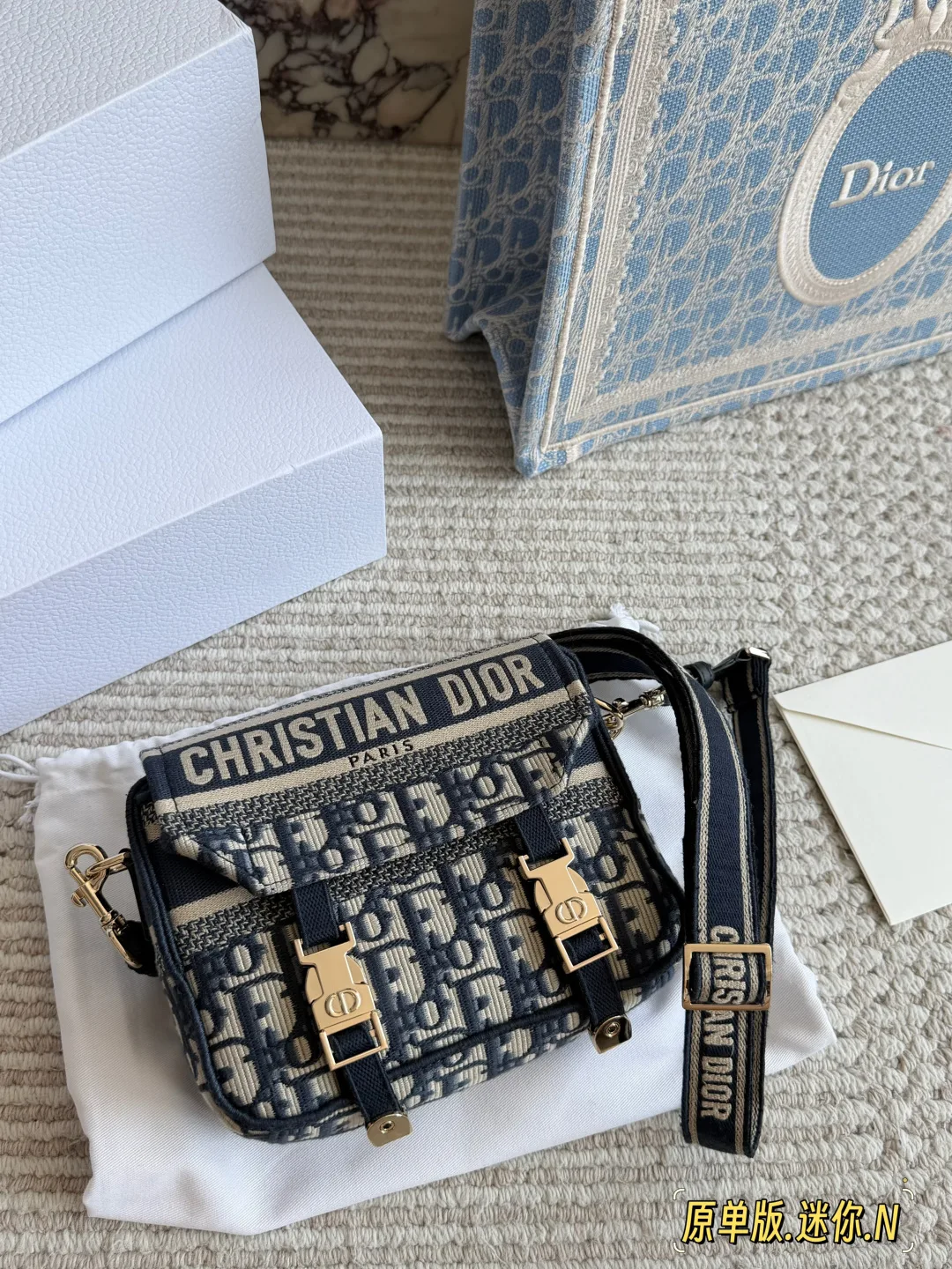 Dior Crossbody Bag in Blue · view 3