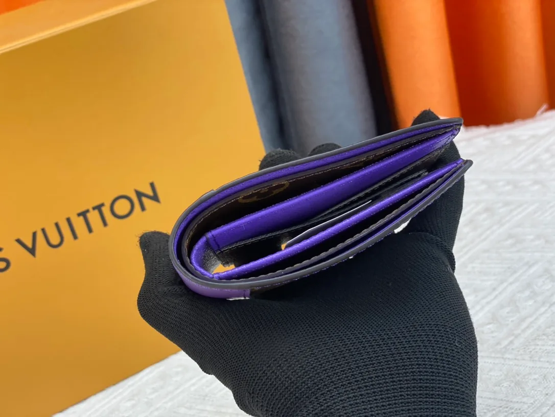 Louis Vuitton Canvas Monogram Wallet in Brown · view 7
