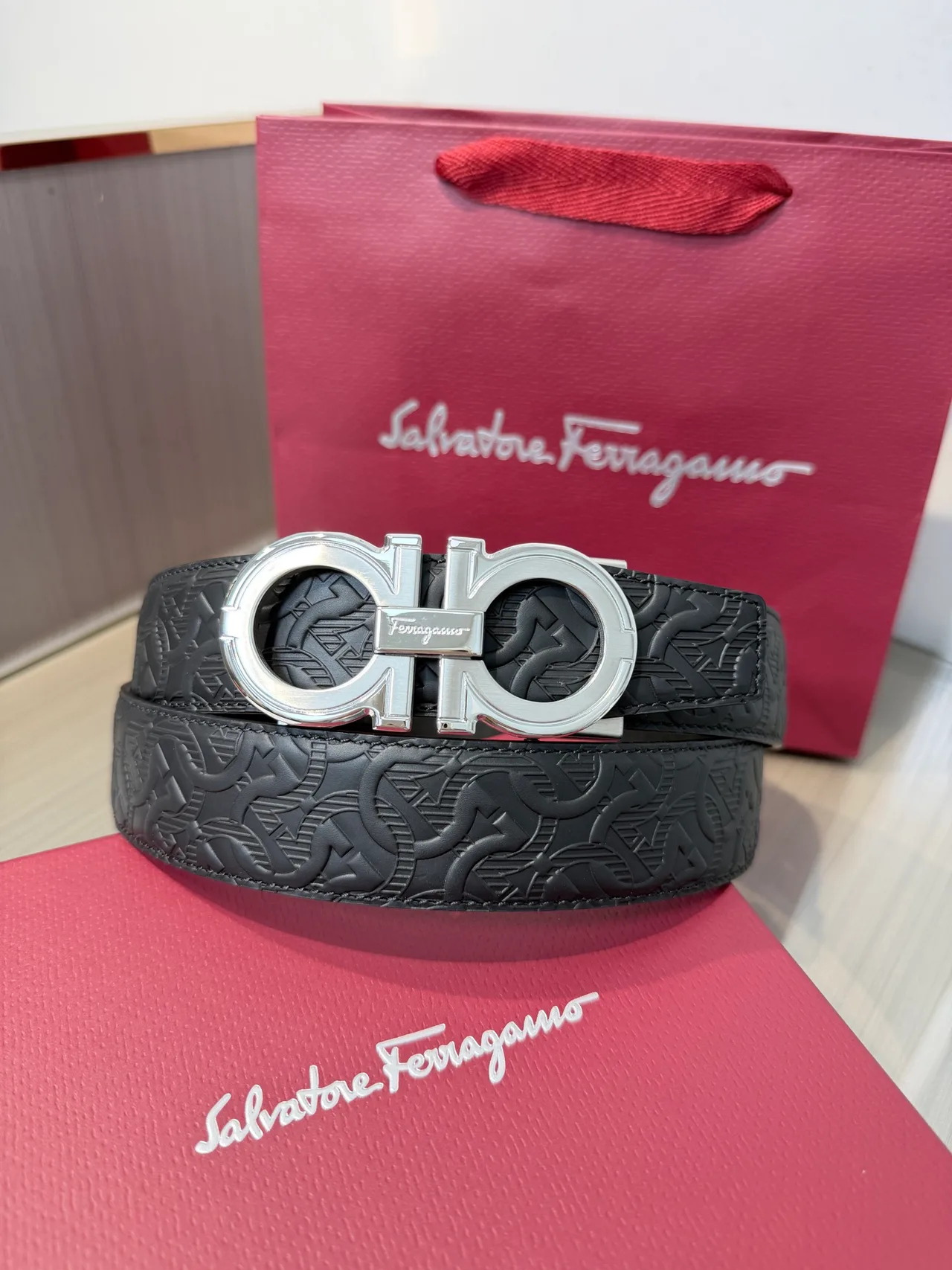 Ferragamo Belt in Black · view 1