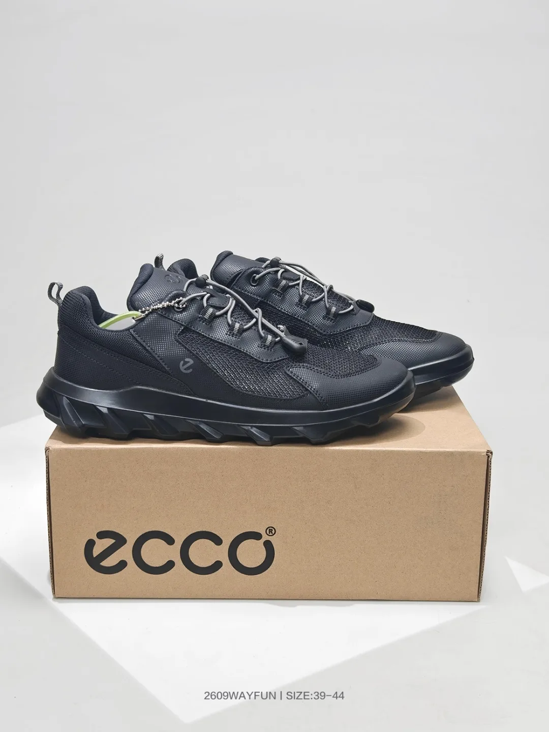 Chunky Lace-Up Sneakers in Black · view 5