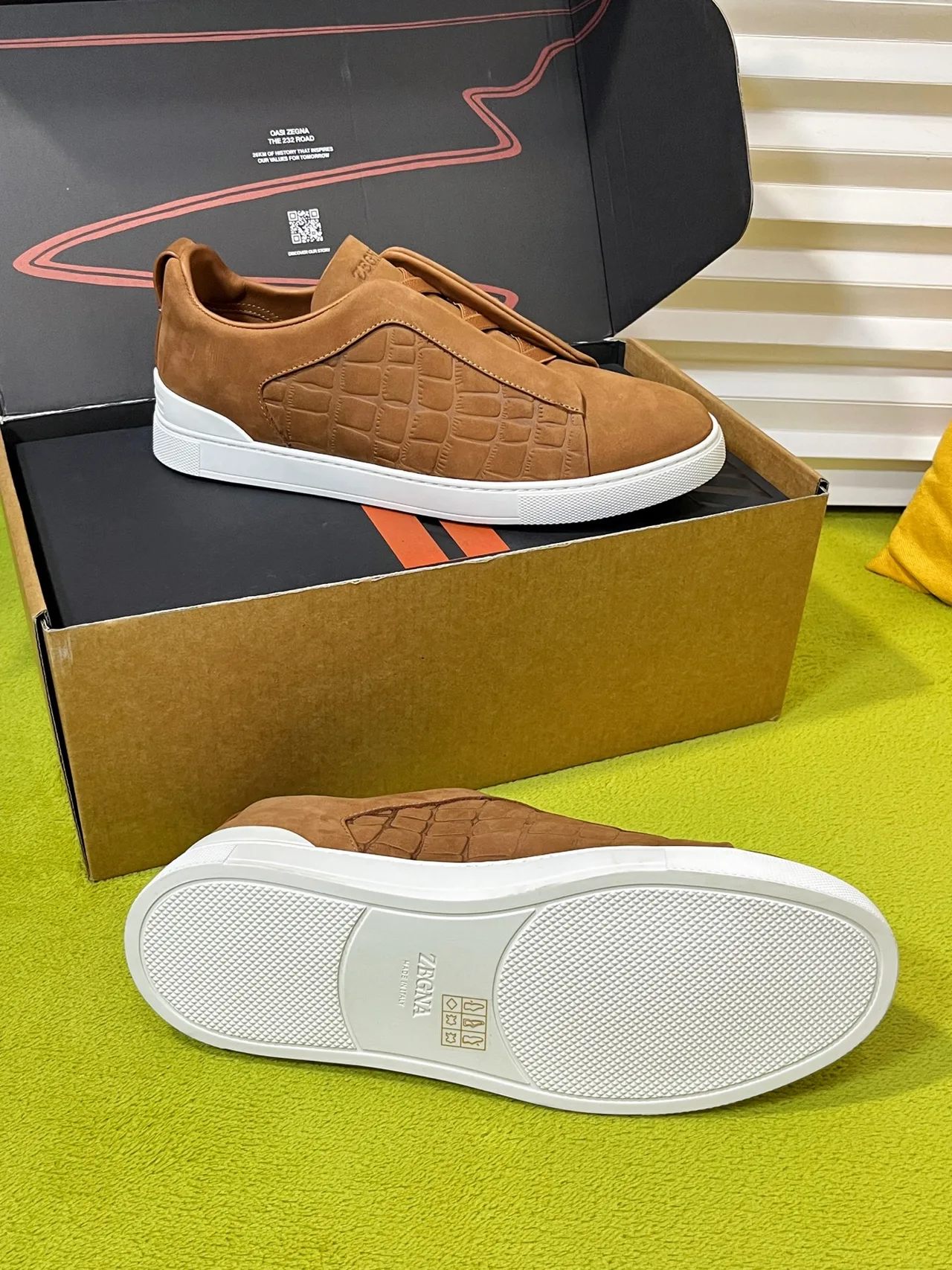 Zegna Sneakers in Brown · view 7