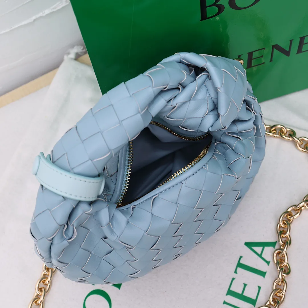 Bottega Veneta Woven Hobo Bag in Blue · view 7