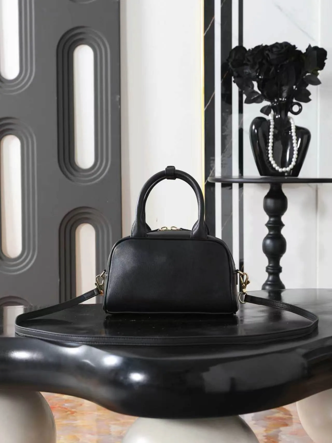 Chanel Top-Handle Bag in Black · view 2