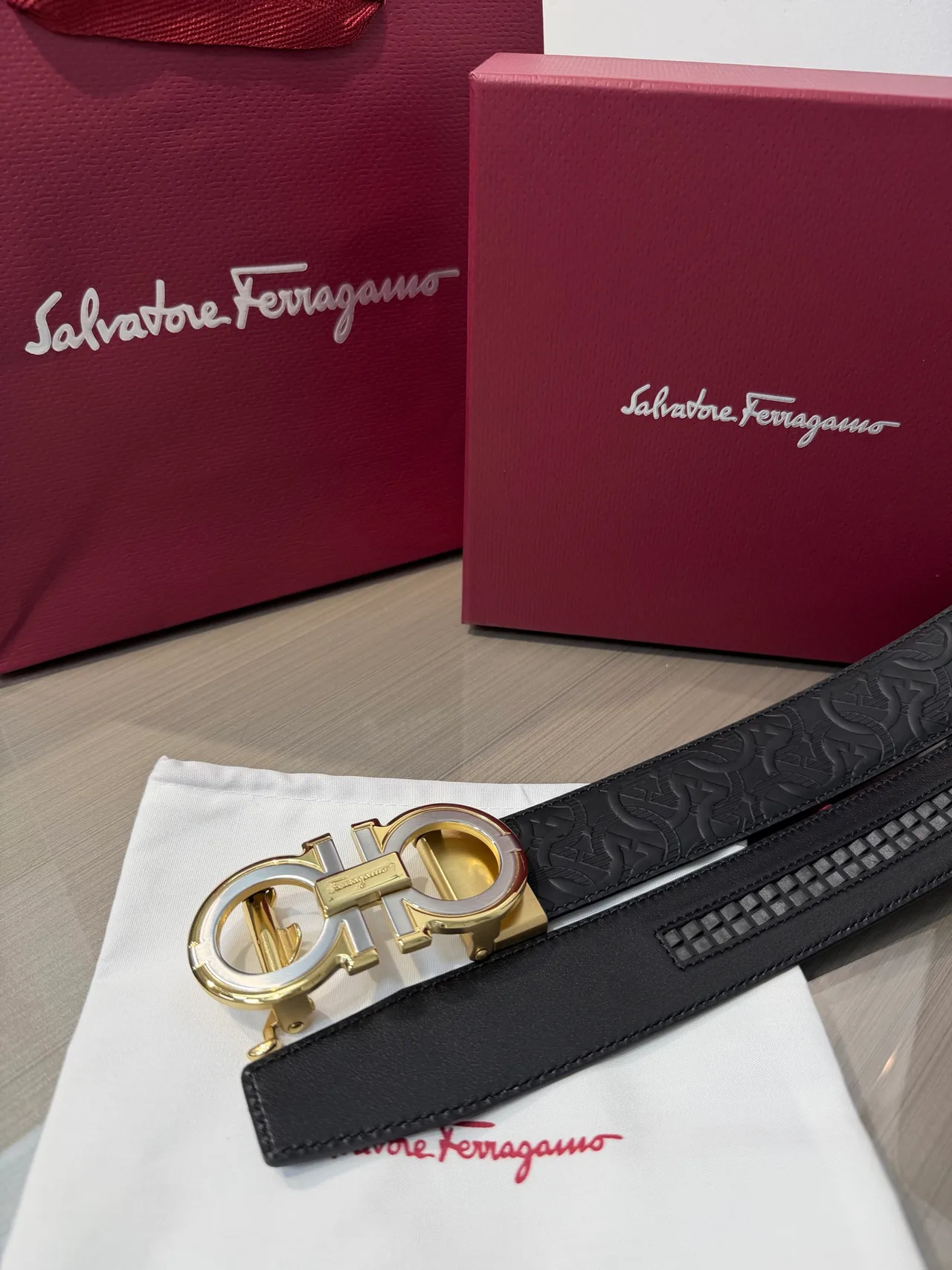 Ferragamo Belt in Black · view 6