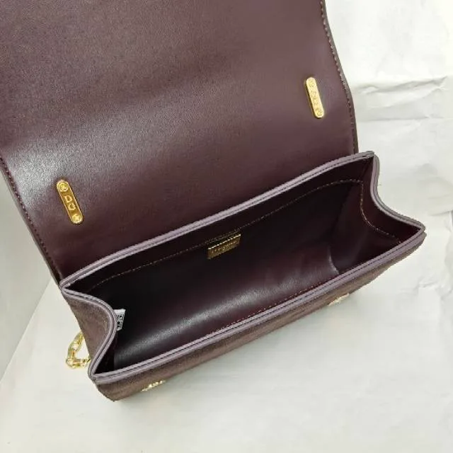 Dolce & Gabbana Cowhide Shoulder Bag in Brown · view 7
