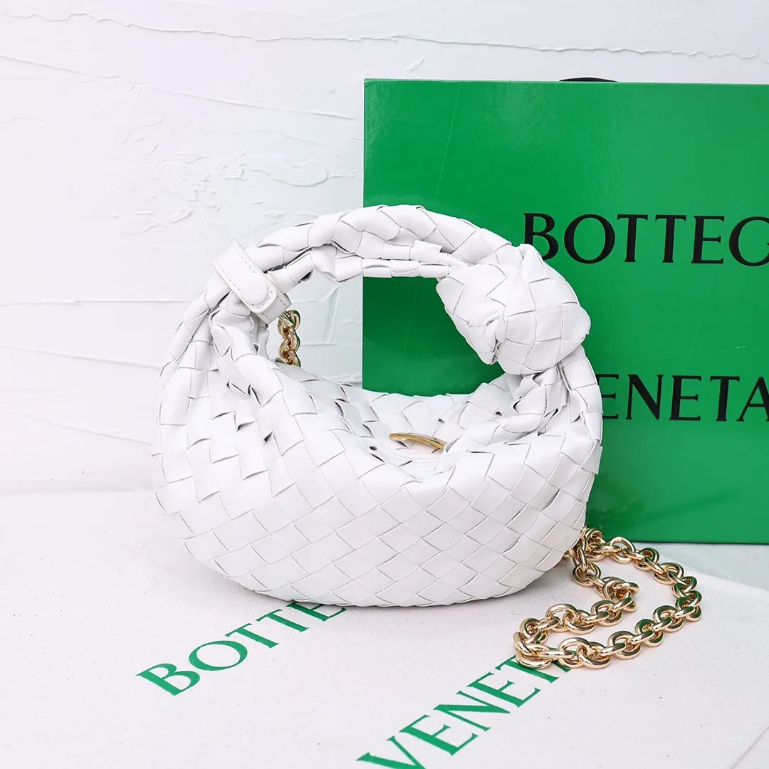 Bottega Veneta Woven Hobo Bag in White · view 2