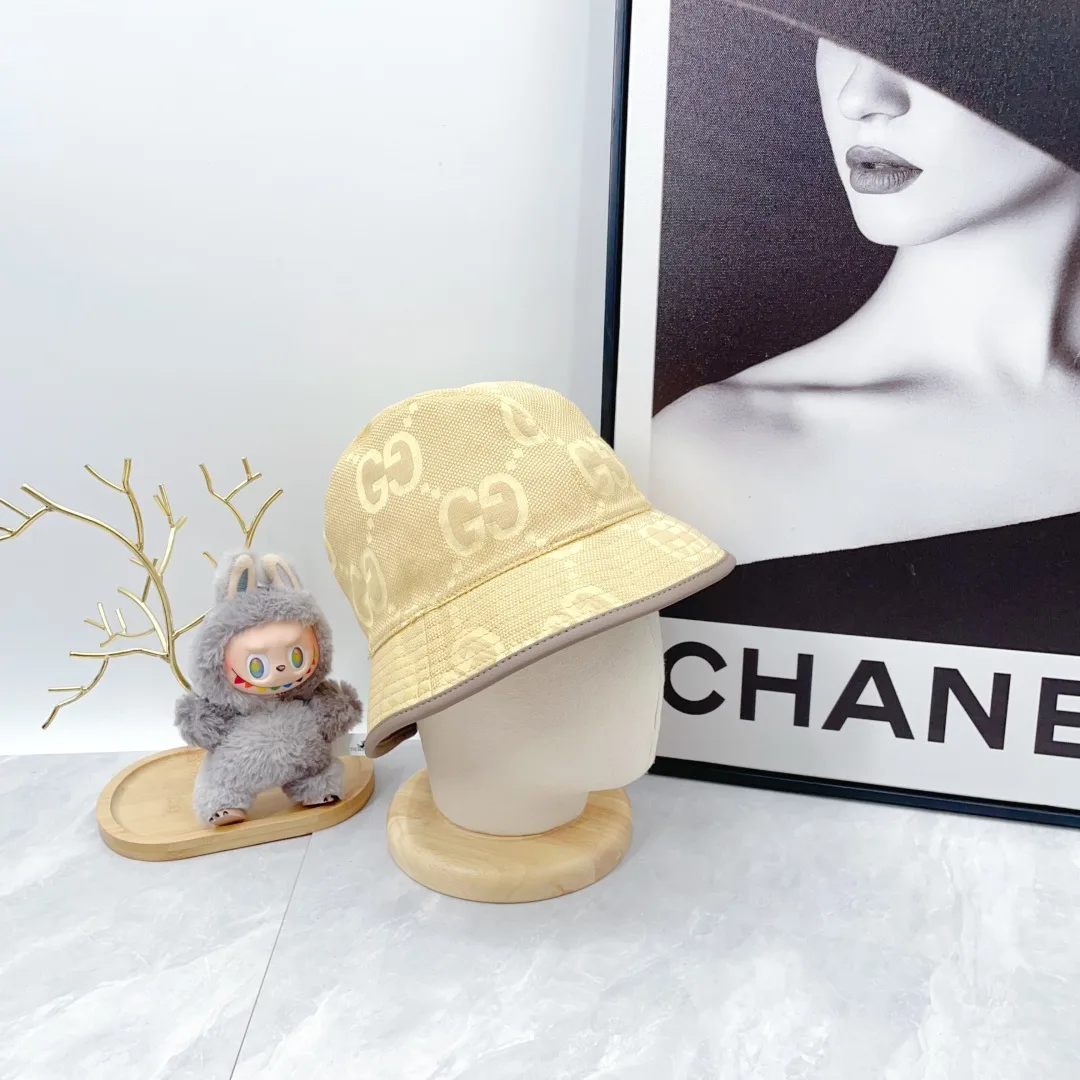 Gucci Bucket Hat in Yellow / Beige / Green / Purple / Black · view 4