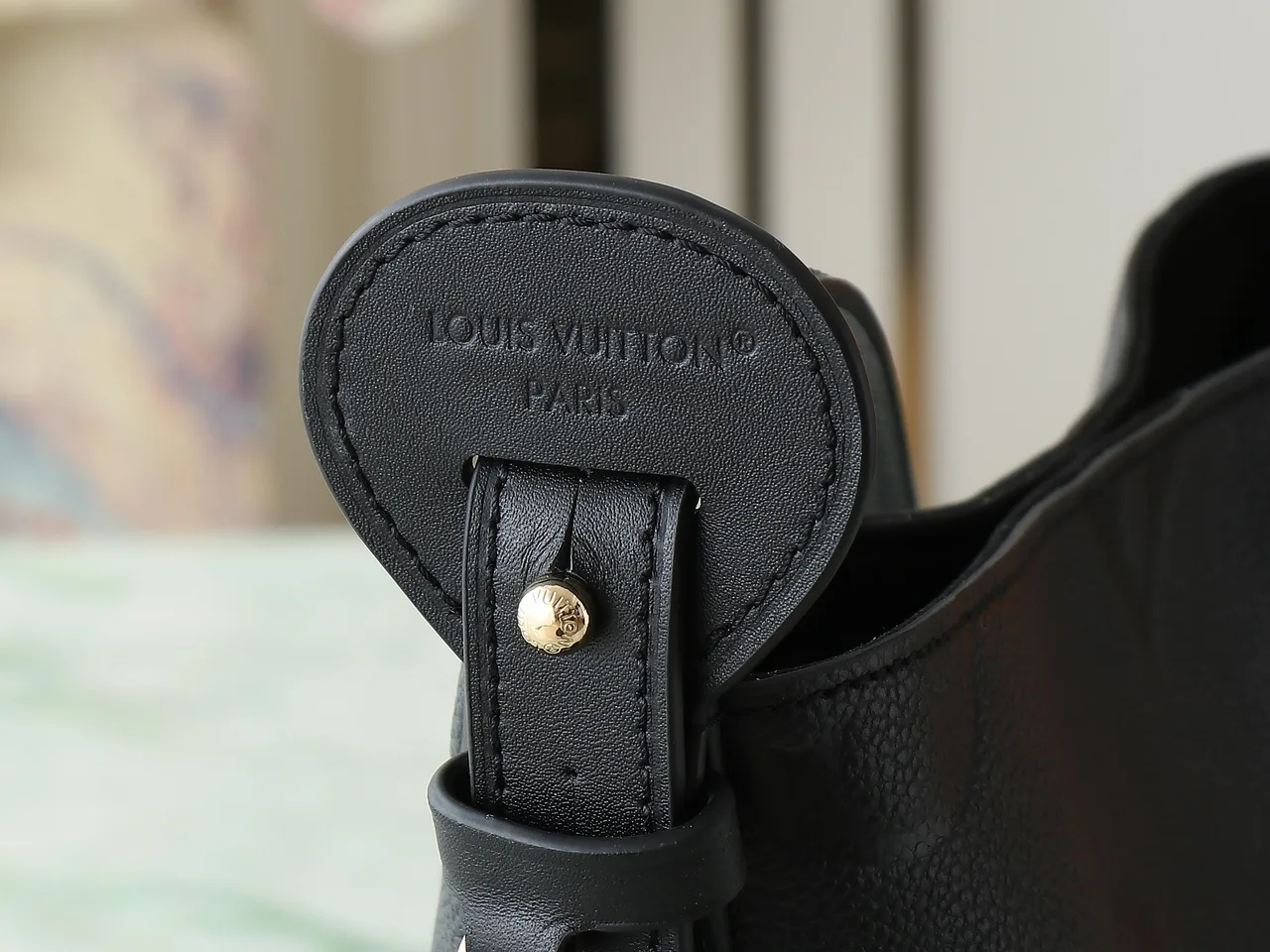 Louis Vuitton Canvas Smooth All In BB Bucket Bag in Black · view 5