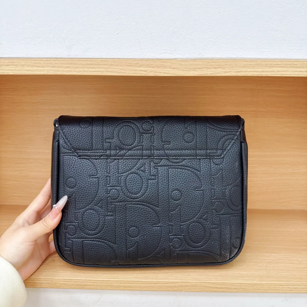 Dior Zip Messenger Bag in Blue & Black & Green · view 7