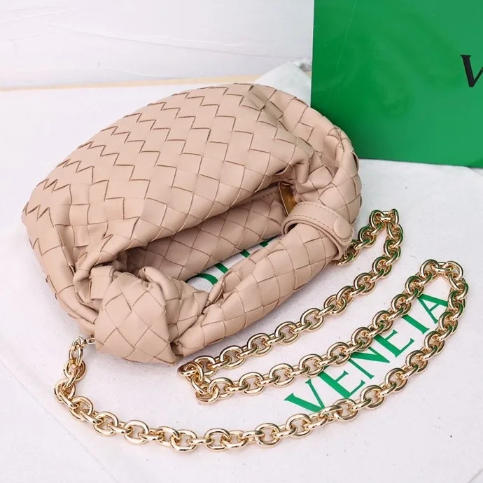 Bottega Veneta Small Woven Hobo in Pink · view 5