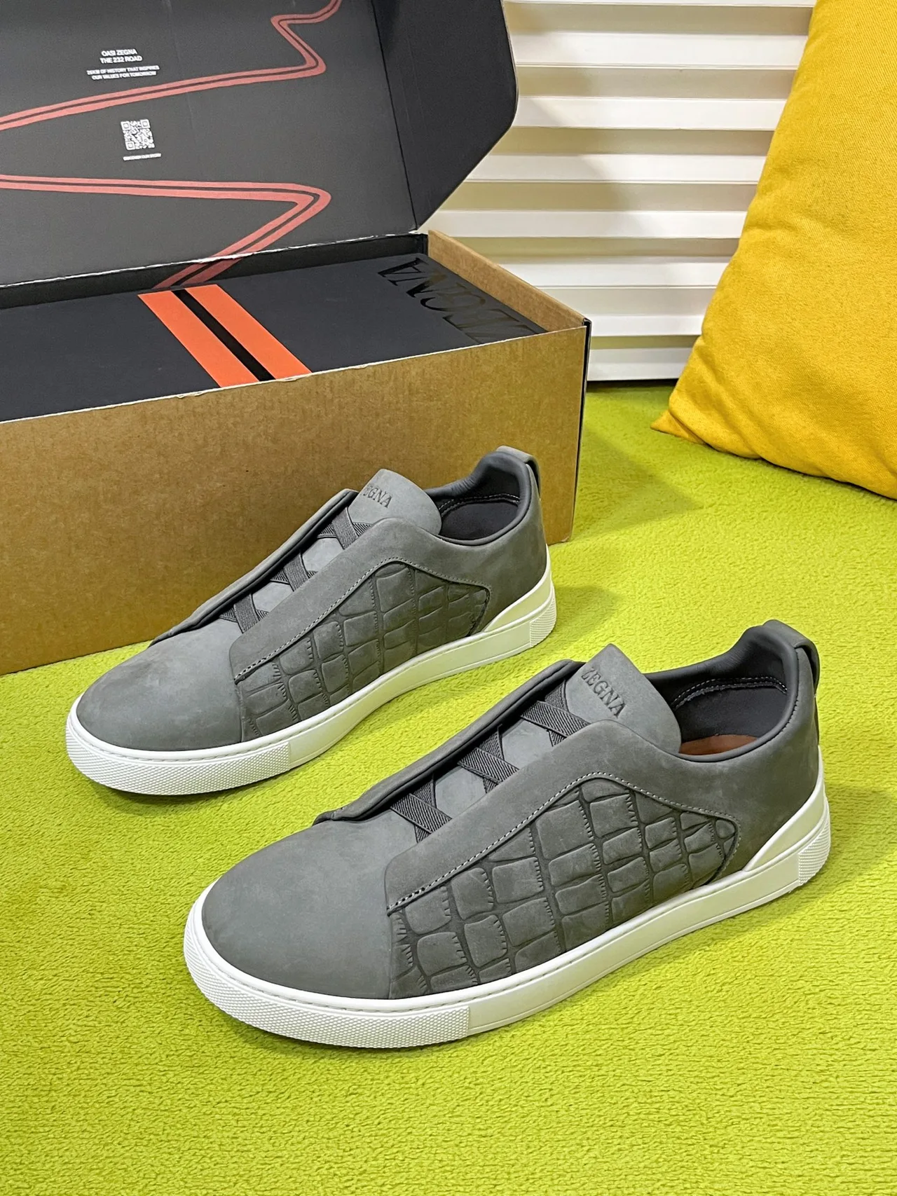 Zegna Sneakers in Grey · view 3