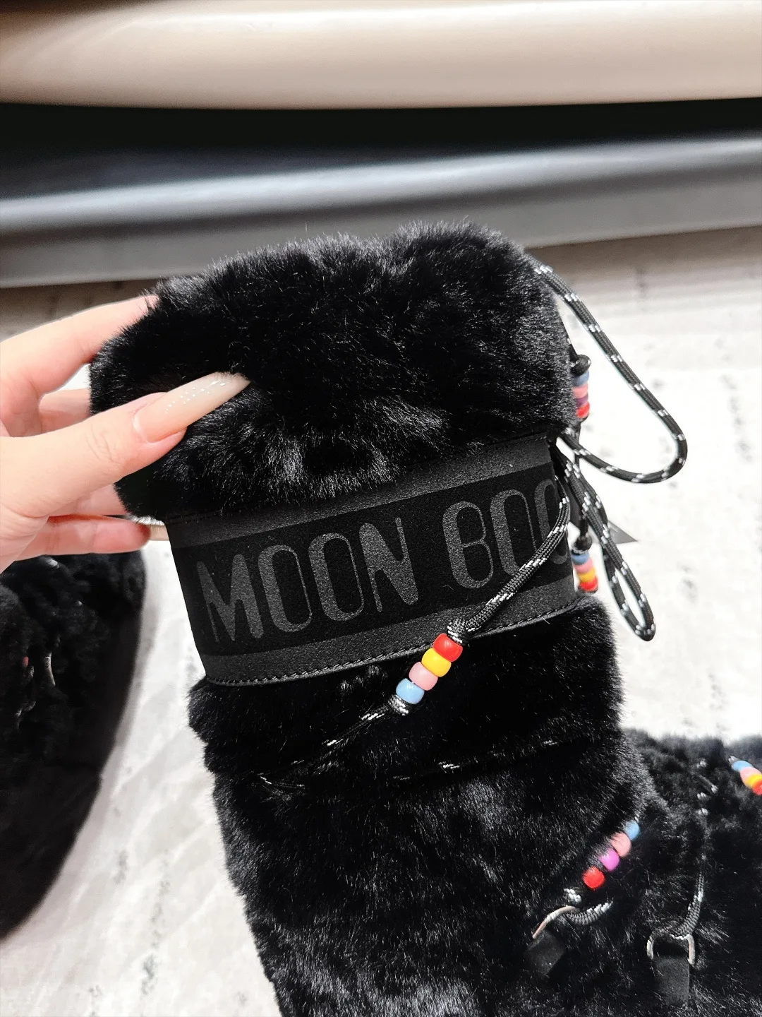 Moon Boot Snow Boots in Black · view 8
