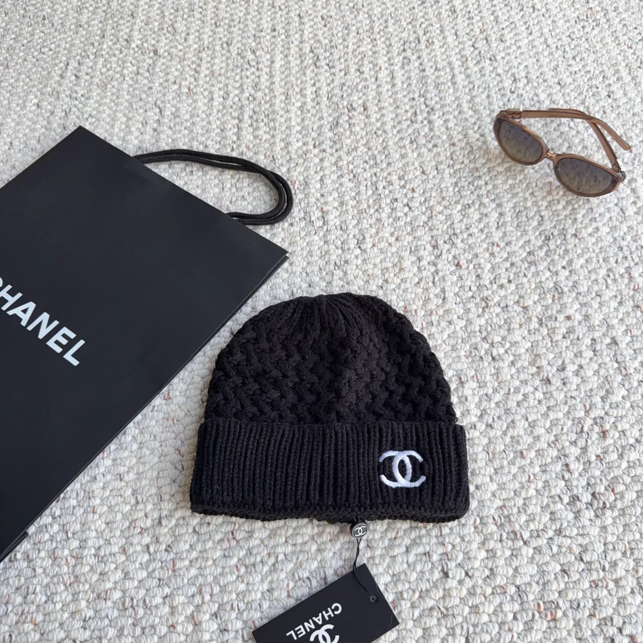 Chanel Beanie in Black · view 1