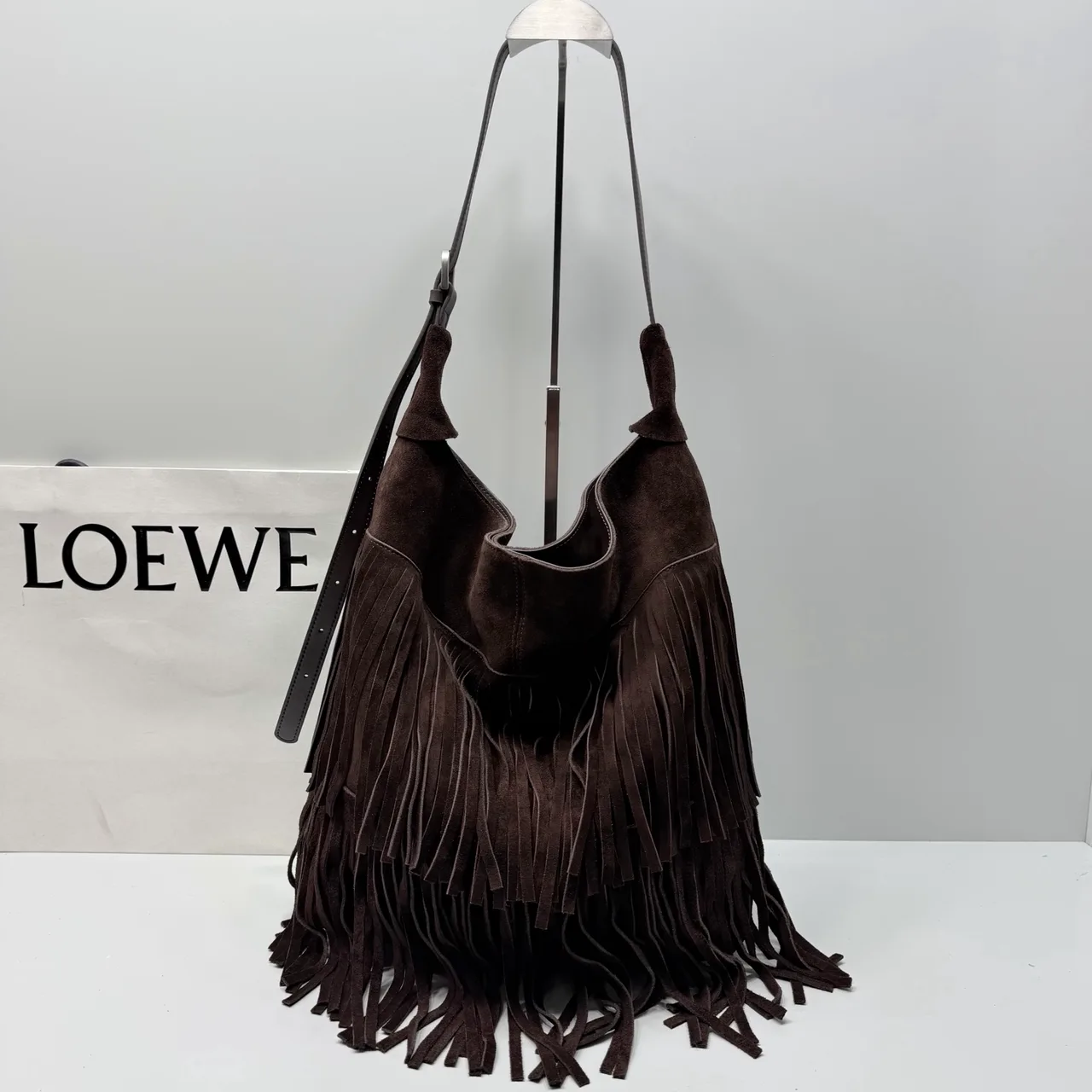 Loewe Smooth Hobo Bag in Brown · view 1