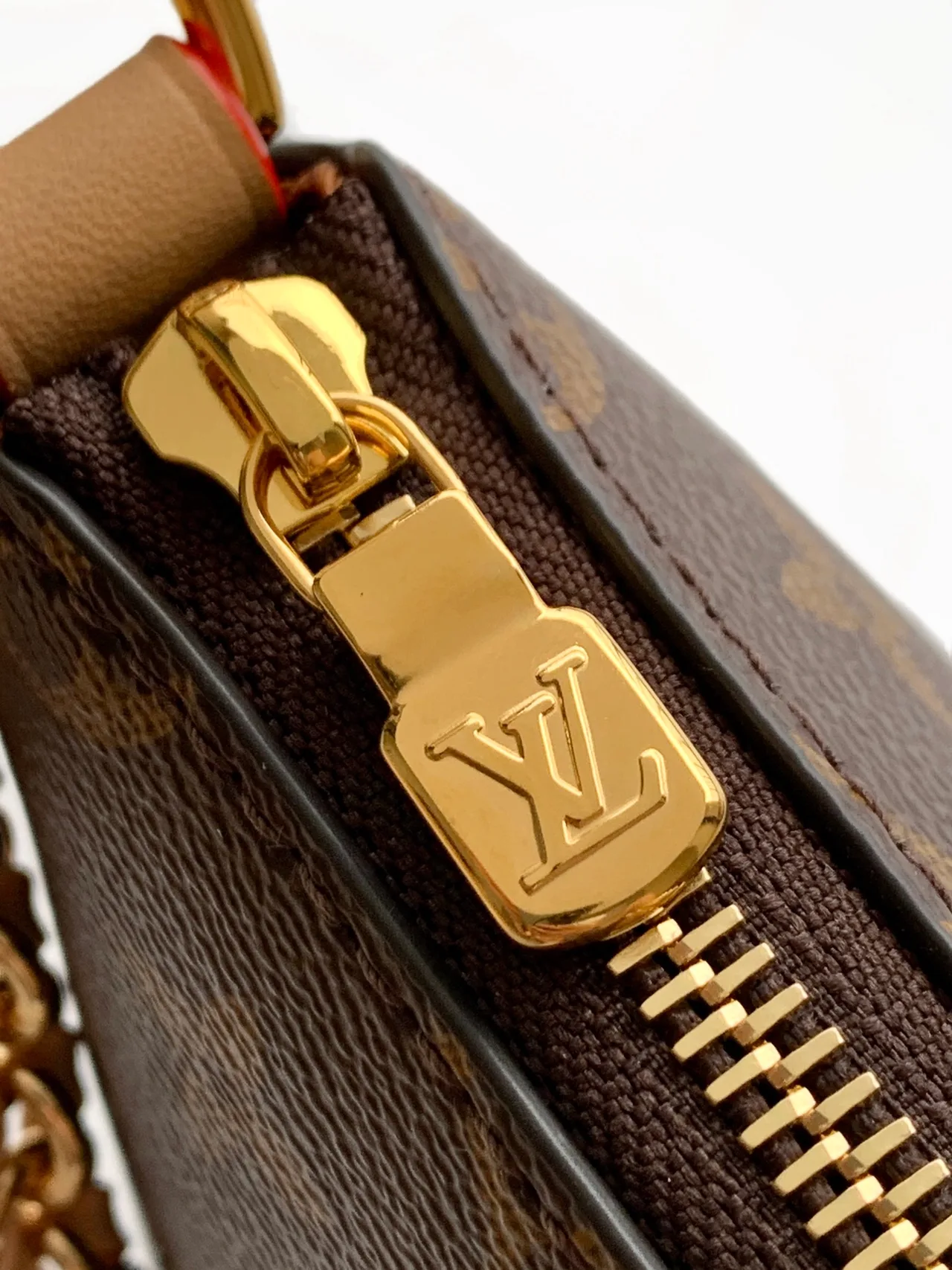 Louis Vuitton Canvas Smooth Hobo Bag in Brown · view 8