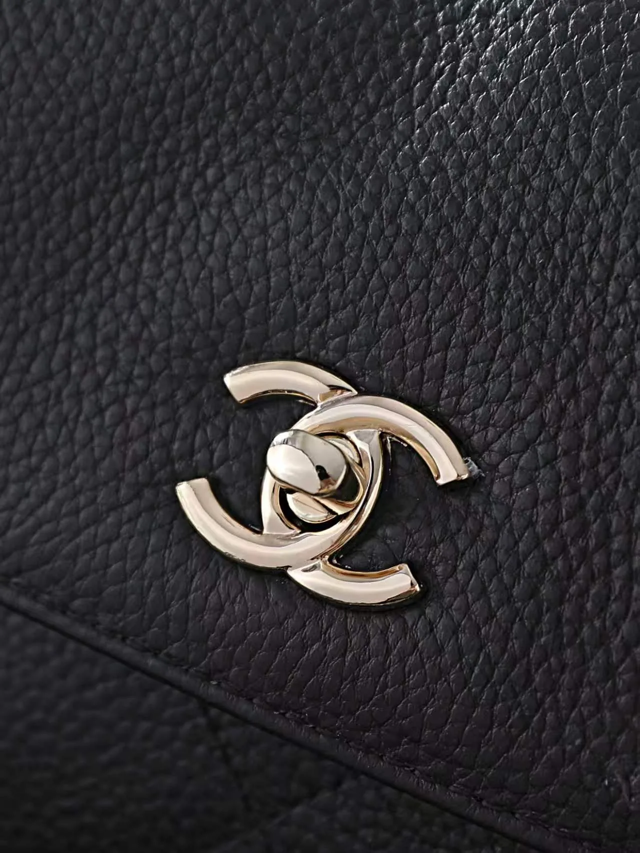 Chanel Quilted Shoulder Bag in Black · view 5