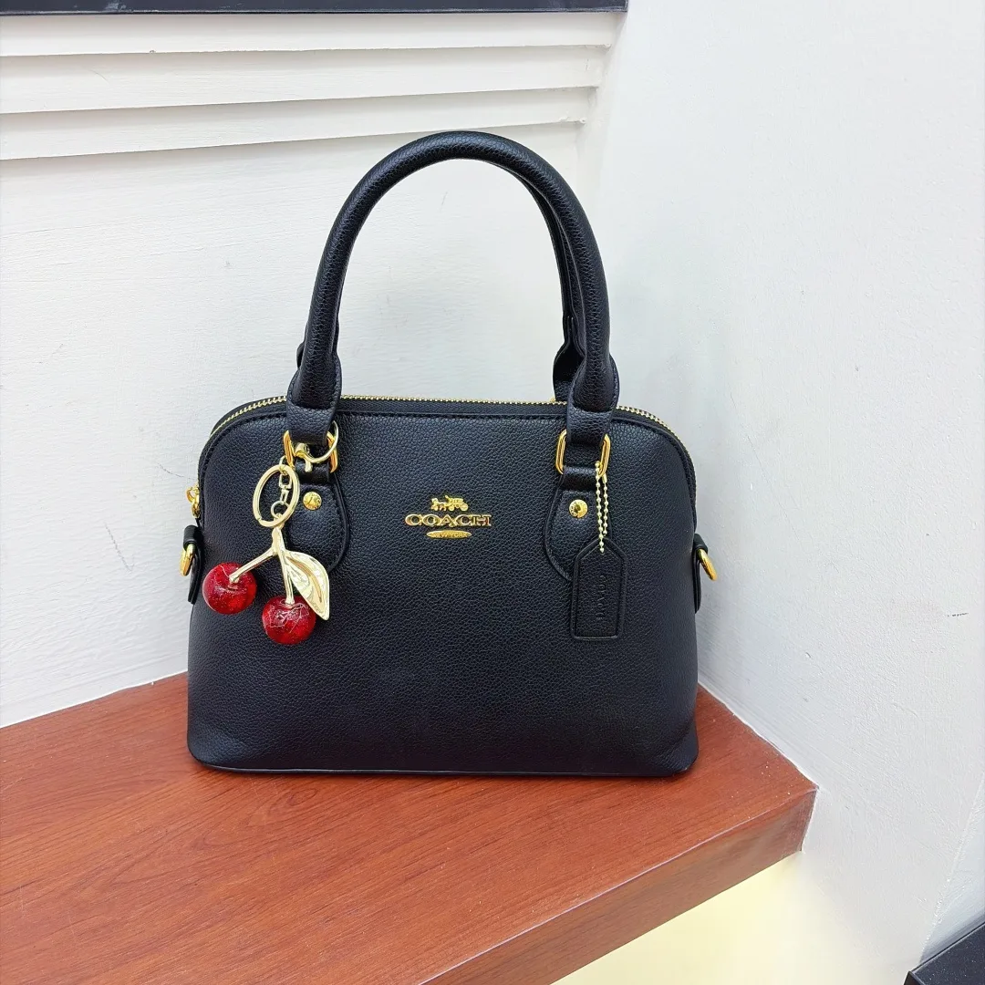 Coach Signature Handbag in Beige & Pink & Black & White & Brown & Grey · view 7