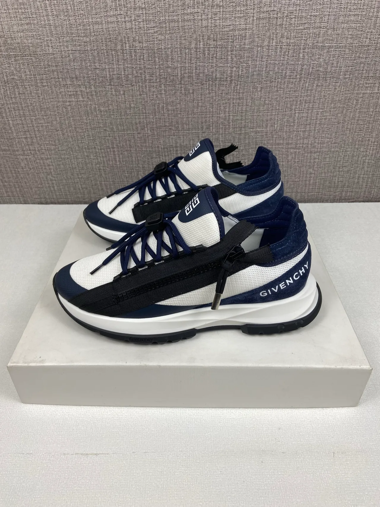 Givenchy Lace-Up Sneakers in White · view 6