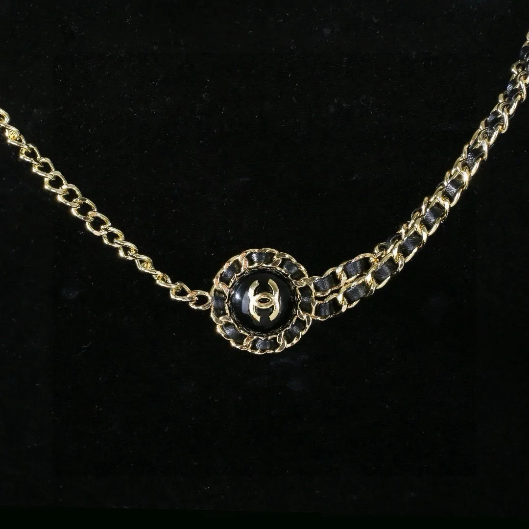 Chanel Lambskin Chain Belt in Gold · view 7