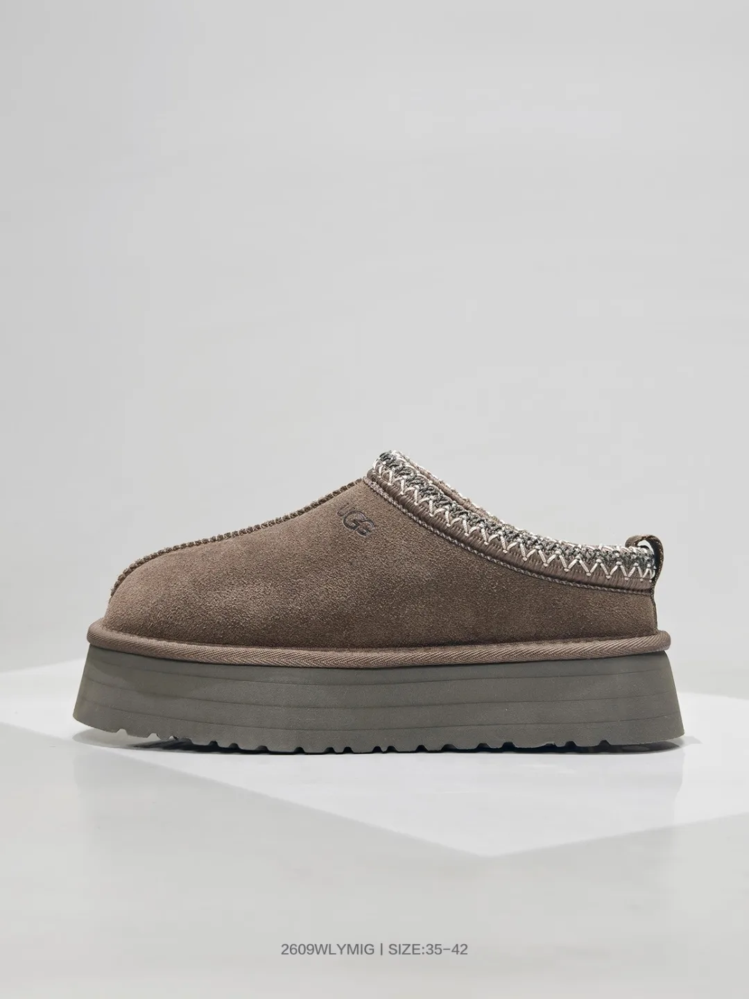 UGG Platform Slippers in Brown & Grey & Black & Beige & Pink · view 3