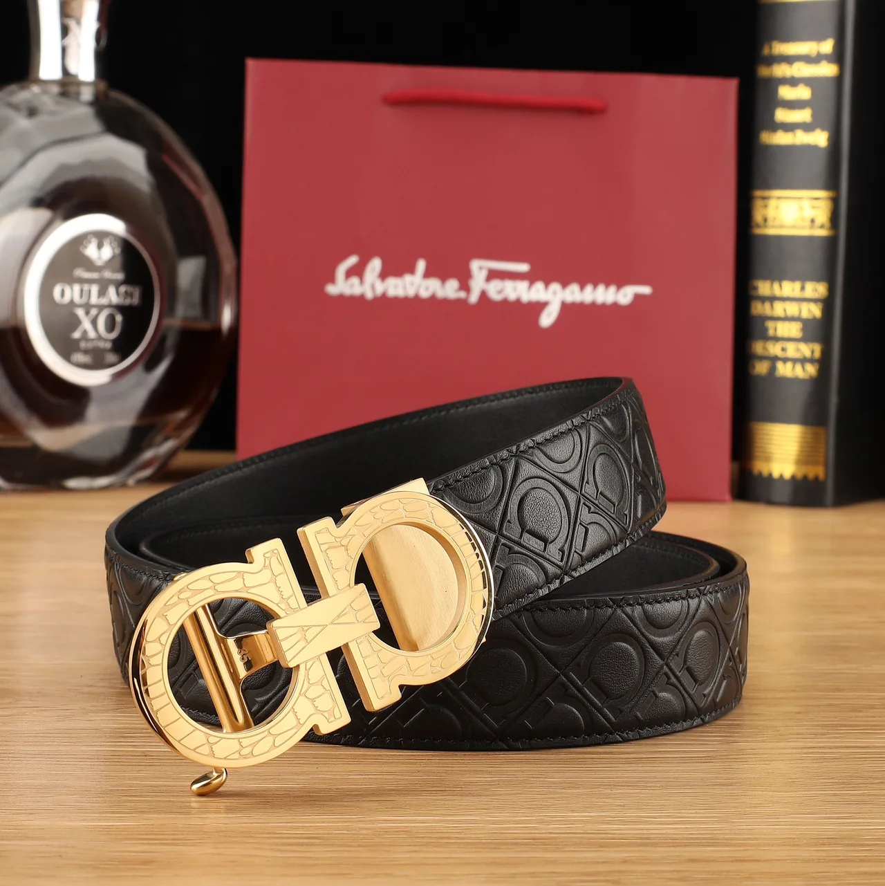Ferragamo Belt in Black · view 3