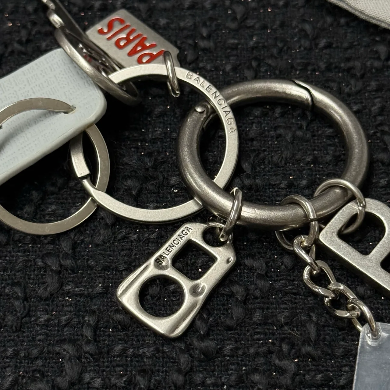 Balenciaga Rodeo Key Charm in Silver · view 8