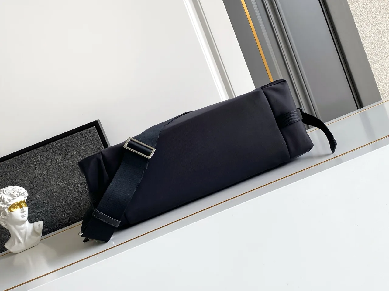 Prada Nylon Nylon Shoulder Bag in Black · view 4