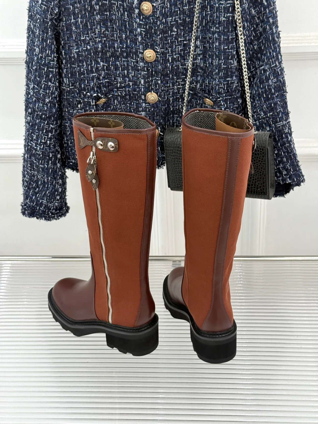 Louis Vuitton Ankle Boots in Brown · view 6