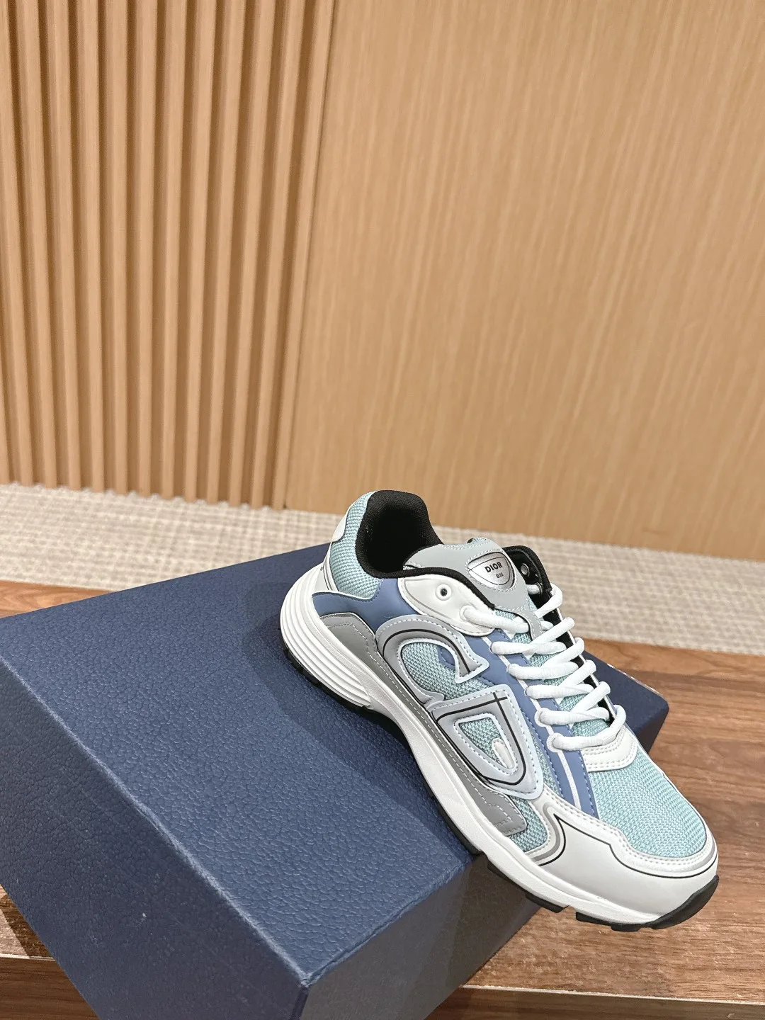 Dior CD Sneakers in Blue · view 3
