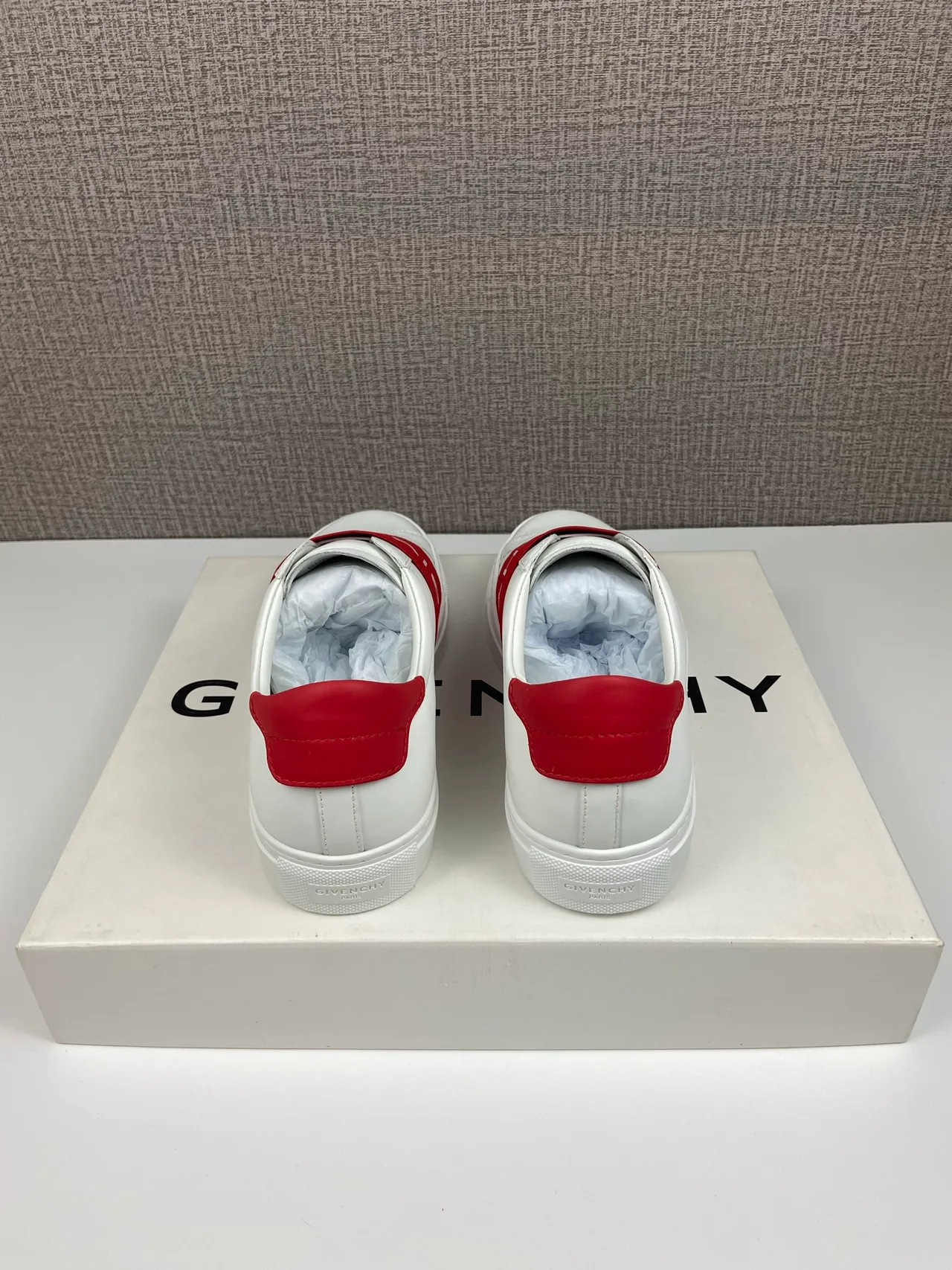 Givenchy Cowhide Smooth Sneakers in White · view 8