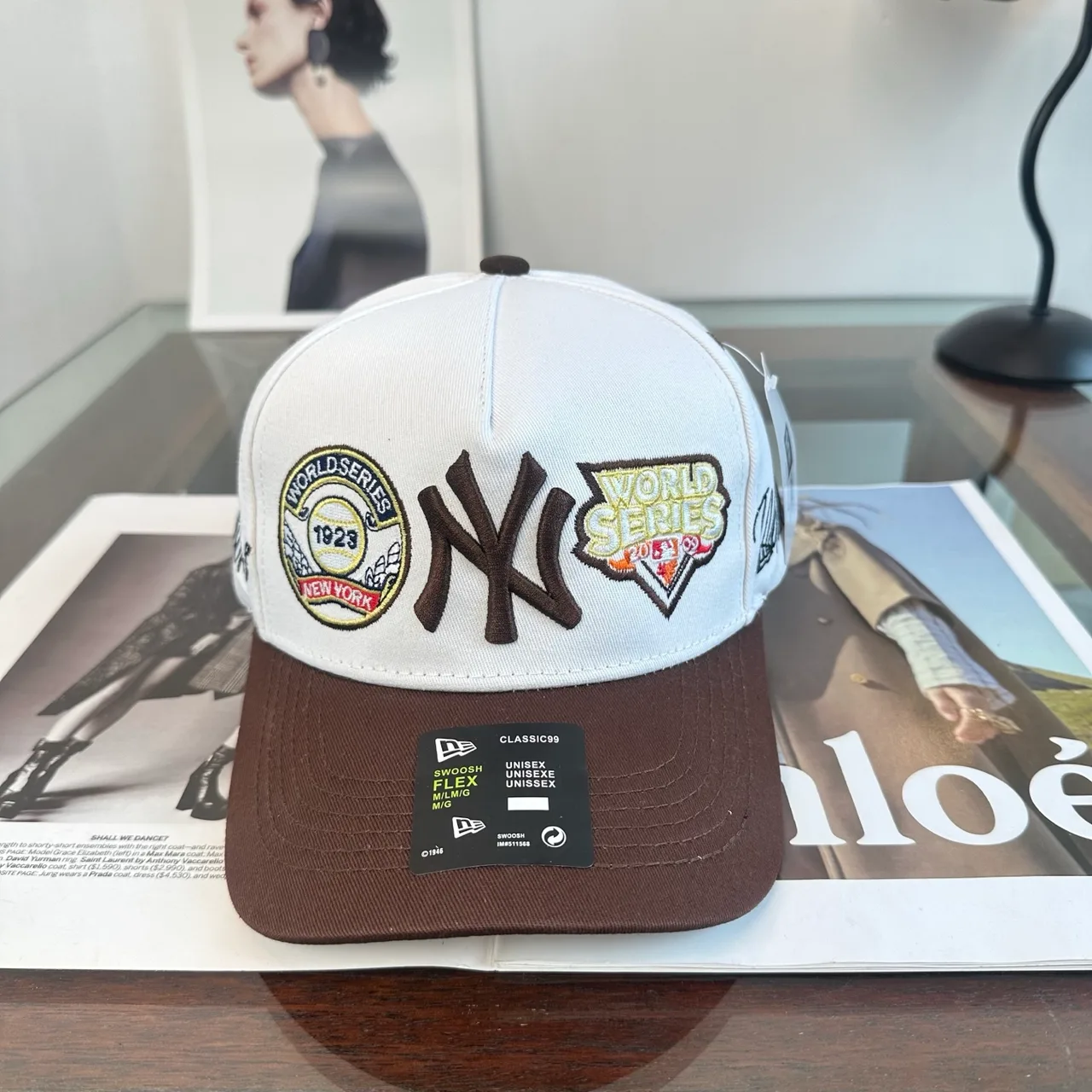 New Era Baseball Cap in White · view 1