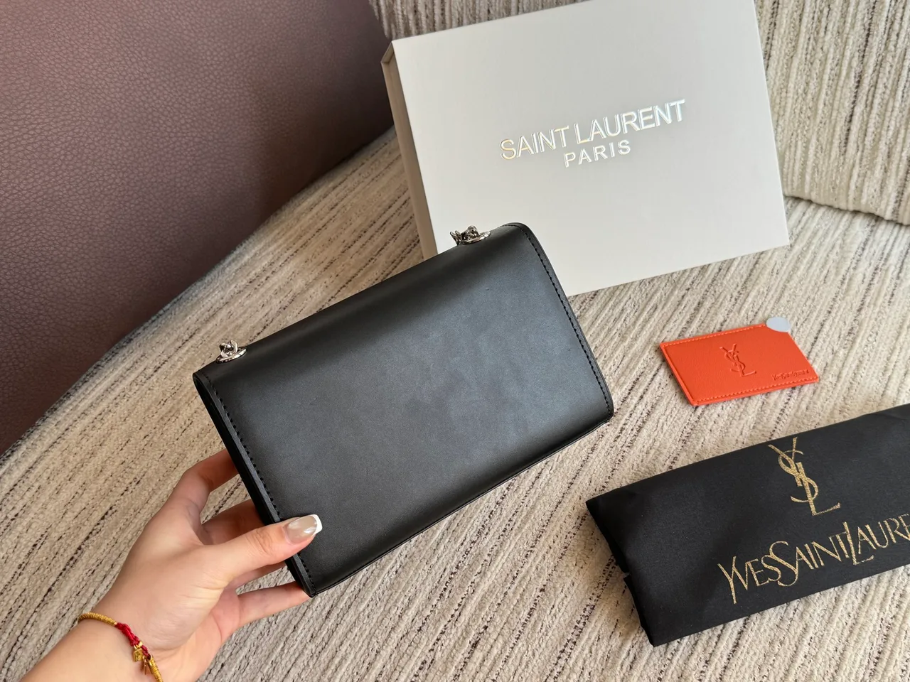 Saint Laurent Clutch in Black · view 3