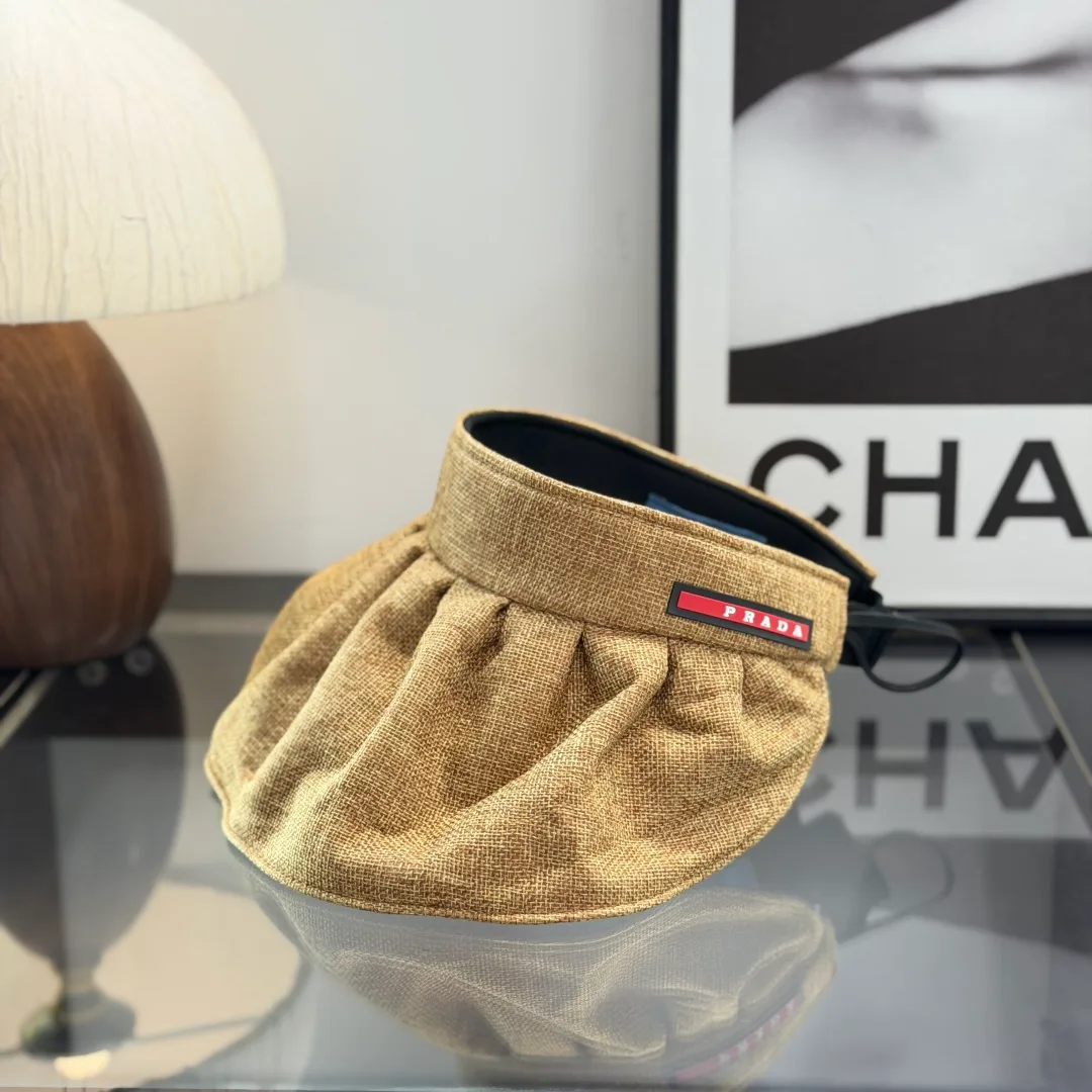 Prada Visor in Beige · view 1