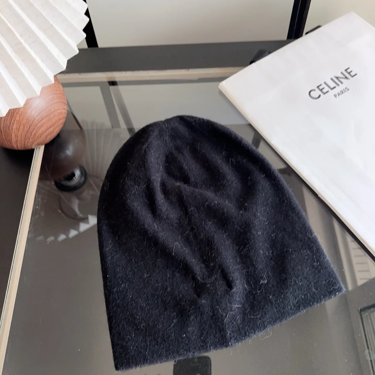 Celine Beanie in Black · view 5