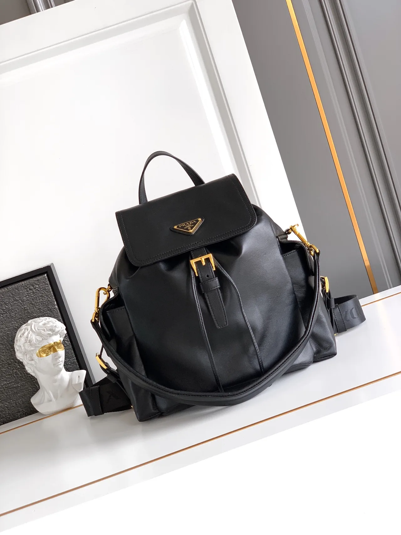 Prada Backpack in Black · view 1