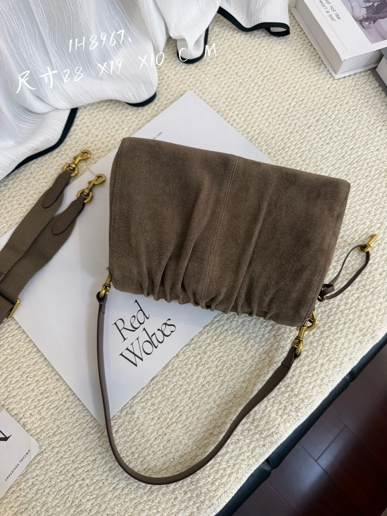 Marc Jacobs Cowhide Suede-Look Top-Handle Bag in Brown · view 2