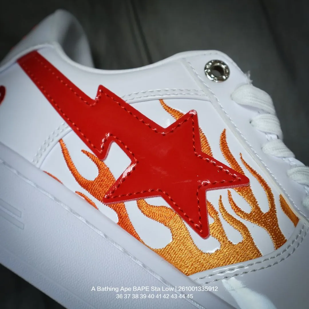 BAPE BAPE STA Low Sneakers in White · view 7